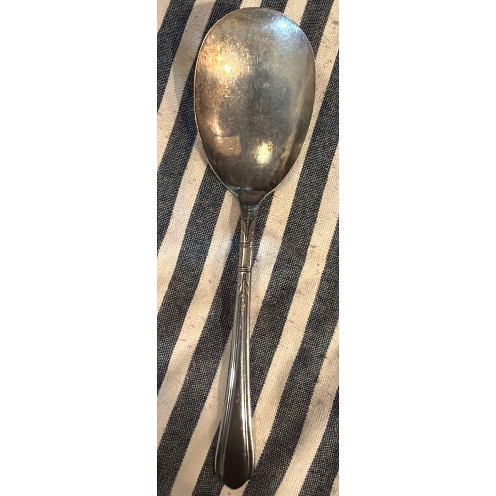 Vintage Tudor Plate by Oneida Community Silverplate Tablespoon Serving Spoon
